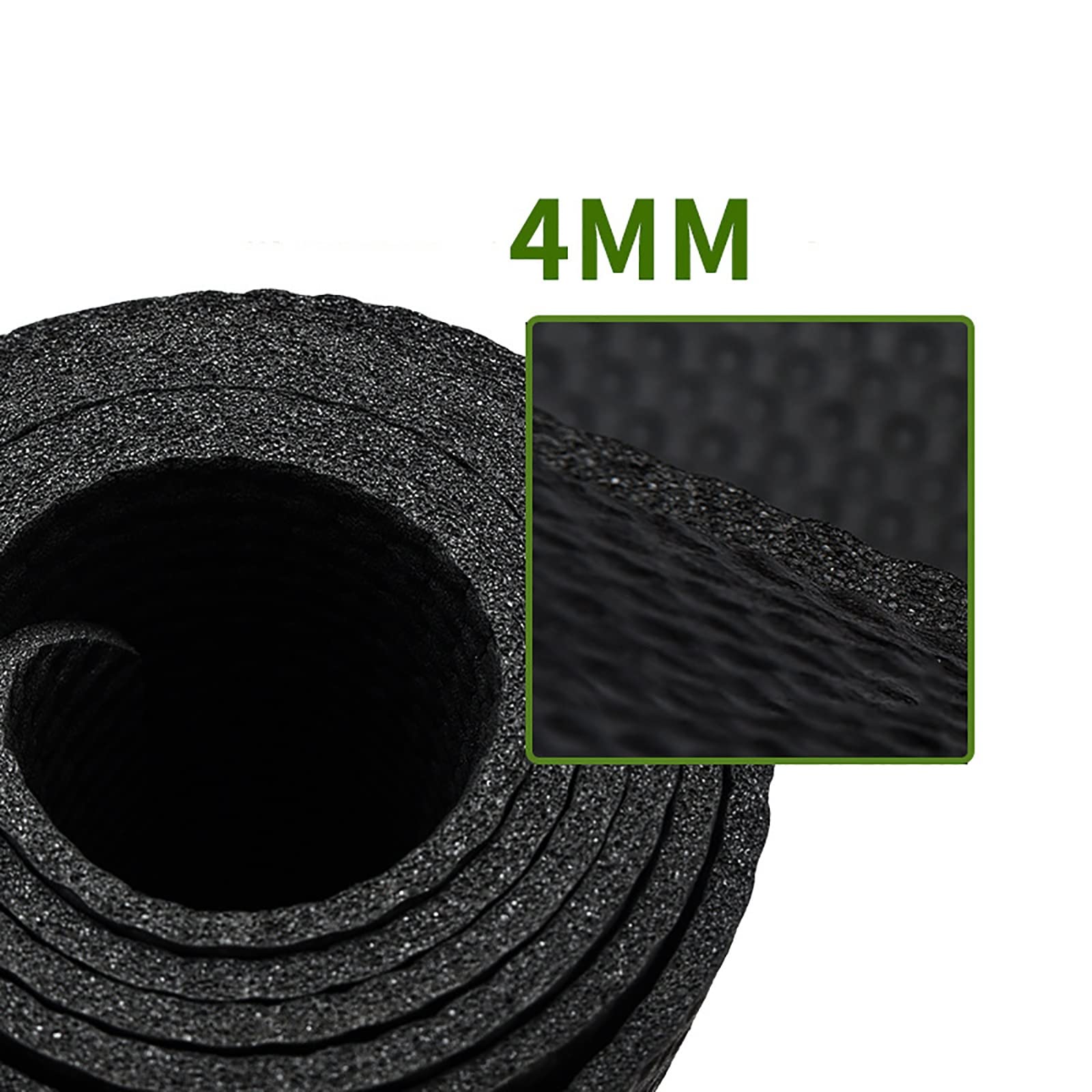 Alfombrilla para cinta de correr, alfombrilla para equipo de ejercicio absorbente de sonido antideslizante de alta densidad, alfombrilla para equipo de fitness, almohadilla protectora para suelo de gi