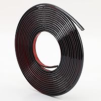 Vista 10 de Gaahing Moldeo de despegar y pegar de 16.4 pies y moldura de pared, tira decorativa flexible y autoadhesiva para azulejos, espejos, techo, piso