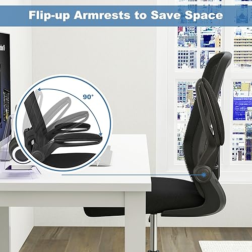 Miniatura 4 de HAPPYGRILL Paquete de 2 sillas de dibujo, silla de oficina de altura ajustable con reposabrazos, reposapiés, anillo y soporte de respaldo para