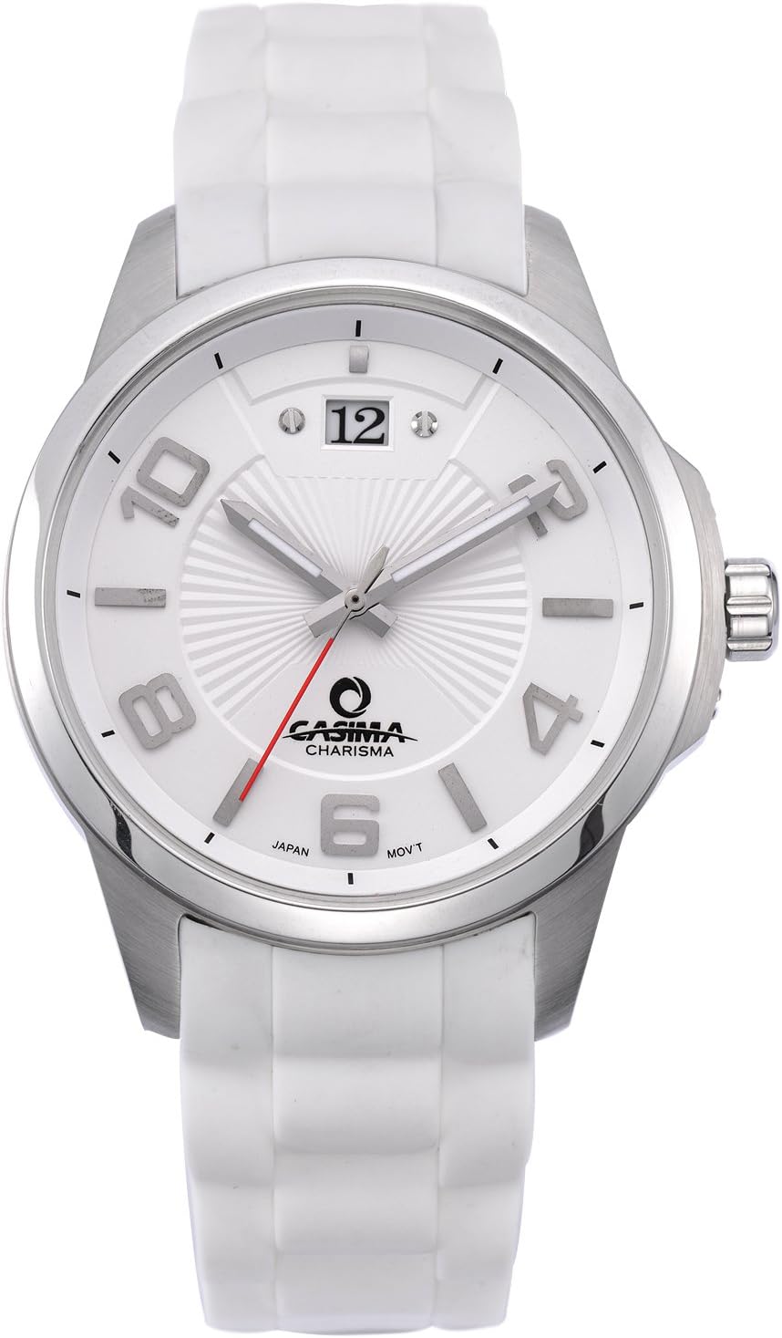 Casima White Dial 316L Strengthen Stainless Steel Fashion Mens Watch 5109-SP8