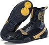 BLBK Boxing Shoes Men's Wrestling Shoes Combat Boxers Teenagers Muay Thai Kickboxing Sparring Boxers Trainers Breathable Boxing Boots Reducing Shoes for Men