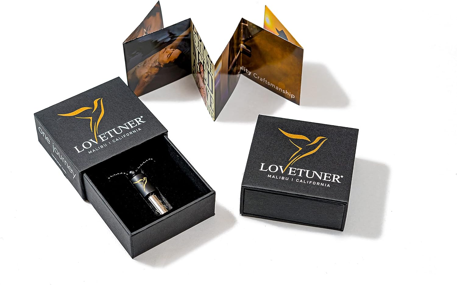 LOVETUNER 528Hz Breathing Necklace for Stress Relief Mindfulness & Meditation, Black Waxed Cotton Cord, 30.7 polegadas - Image 3