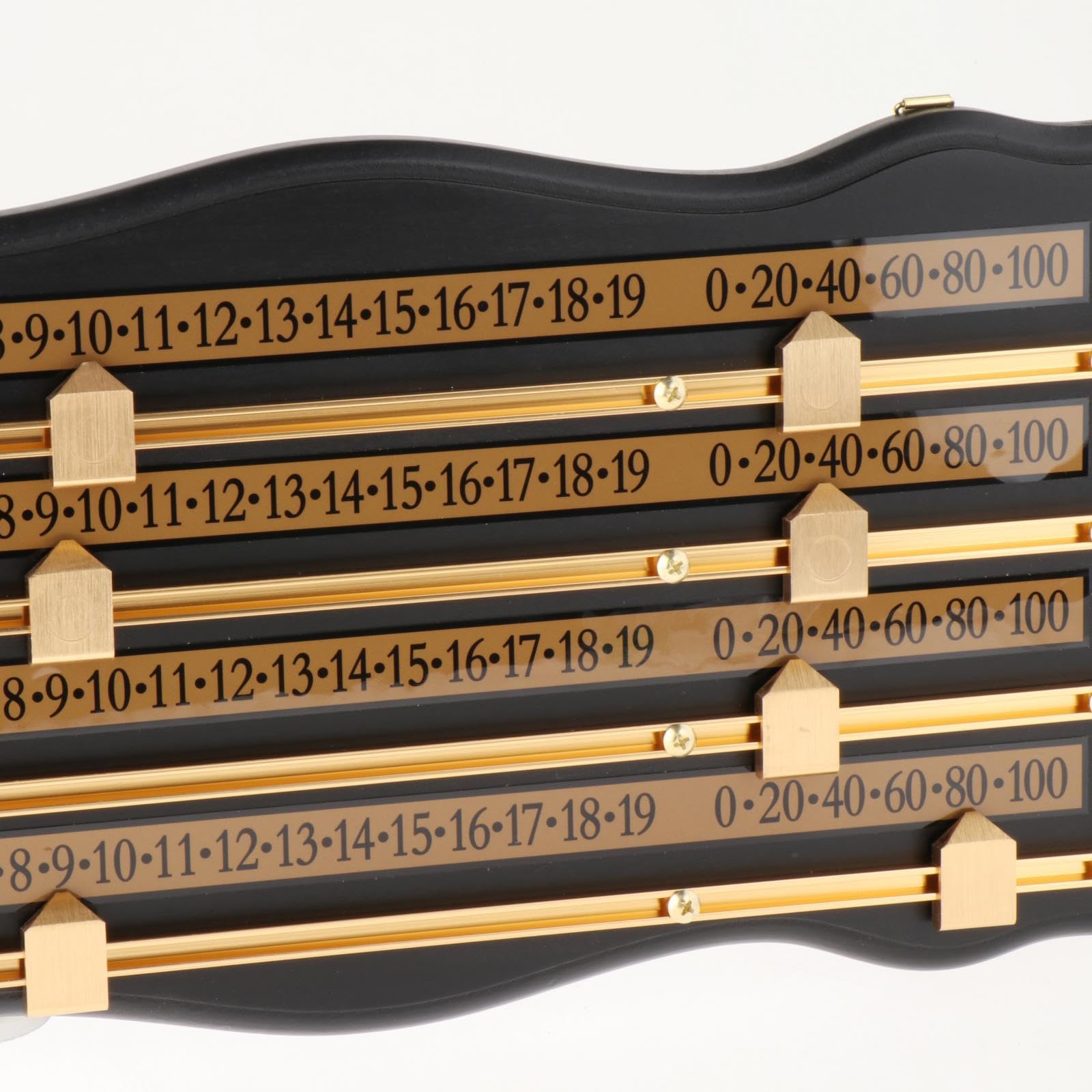 Tabellone Segnapunti da Parete per Shuffleboard, Attrezzatura Arbitrale, Tabellone Segnapunti in Legno per Biliardo.