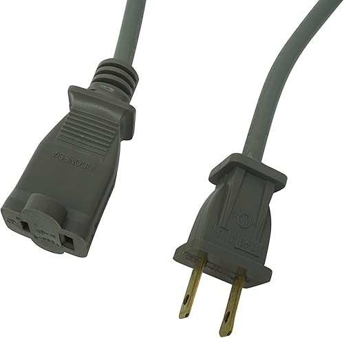 Miniatura 7 de Woods 2867 Cable de extensión de 3 salidas con grifo de alimentación, 20 pies, gris y cable de extensión para electrodomésticos pequeños 990547 162