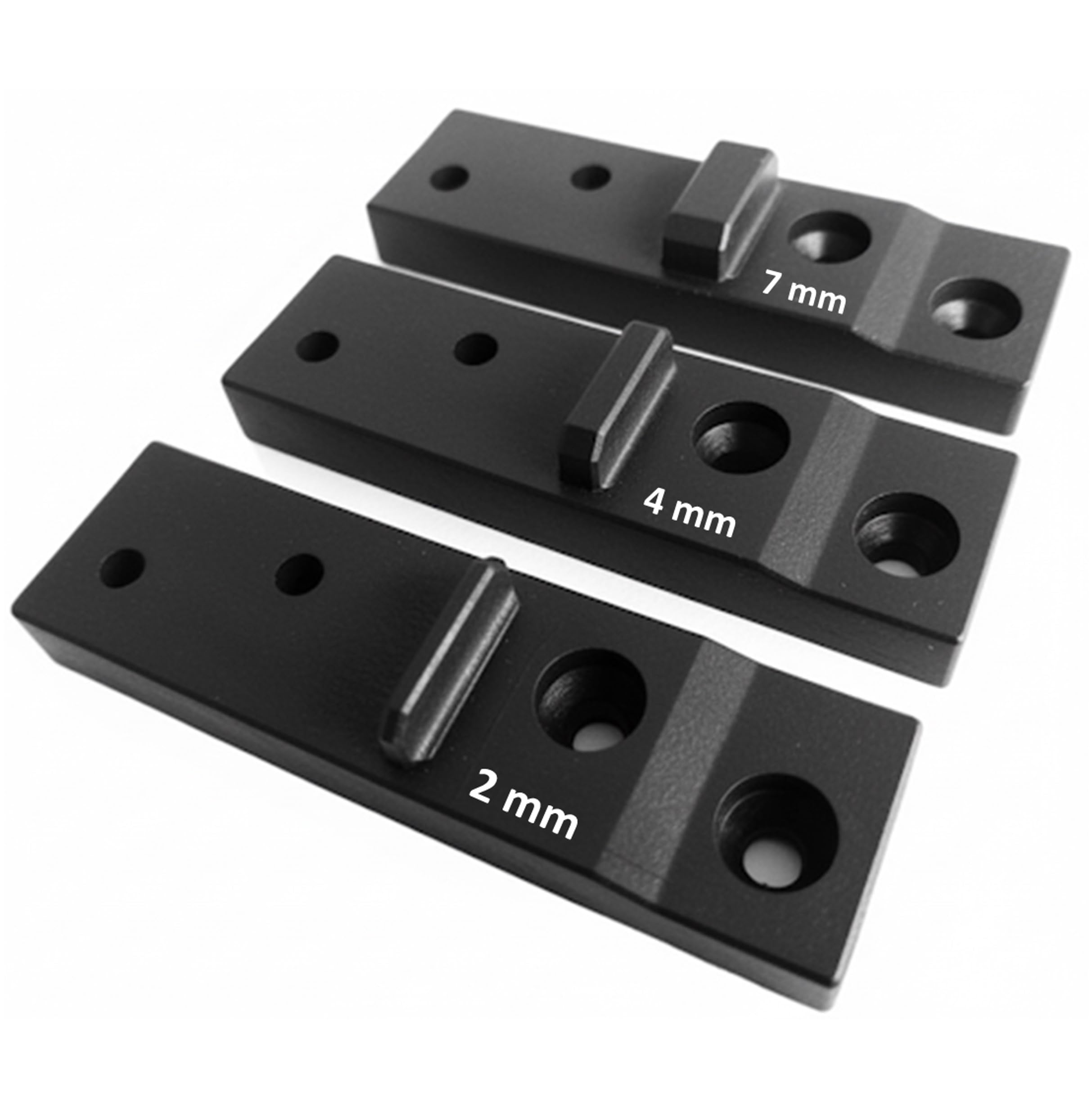 Abstandhalter für Terrassendielen verdeckte Befestigung Fugenbreite 2 mm / 4 mm oder 7 mm Inkl. Edelstahl Schrauben + 1 Bit (100, HOLZ Unterkonstruktion, 4 mm Fugenbreite)