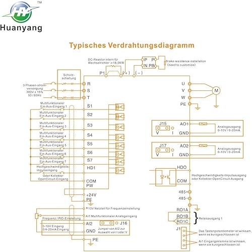 Miniatura 5 de 22KW 3HP Motor de husillo y VFD refrigerado por agua Er20 Collet Chuck CNC Husillo con inversor de frecuencia variable a juego 220V