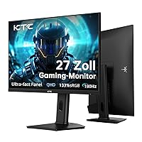 KTC Gaming Monitor 27 Pollic, 2K@180Hz / 144Hz 1440P Monitor mit Fast