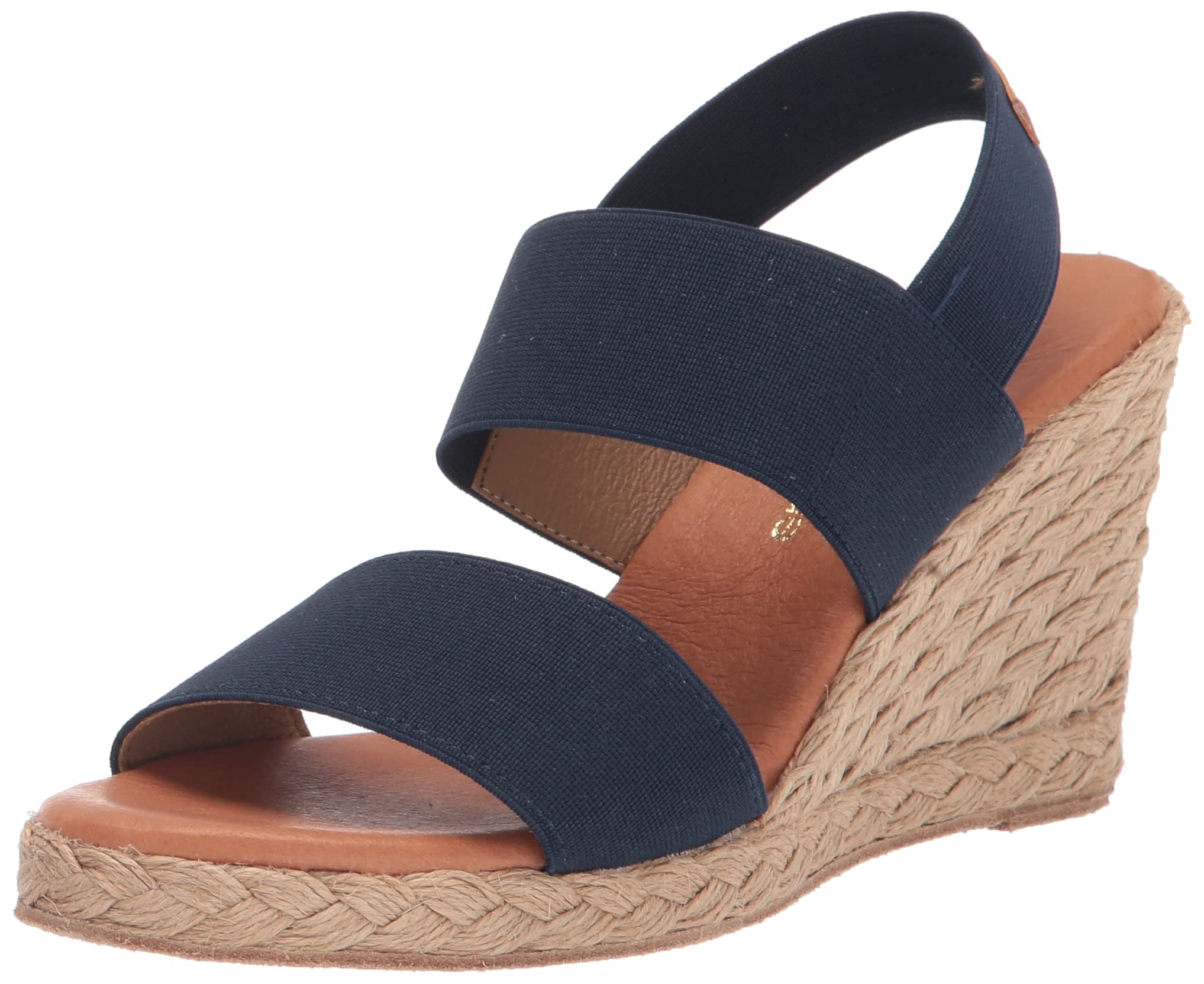 André Assous Women's Allison Espadrille Open Toe Wedge Sandal