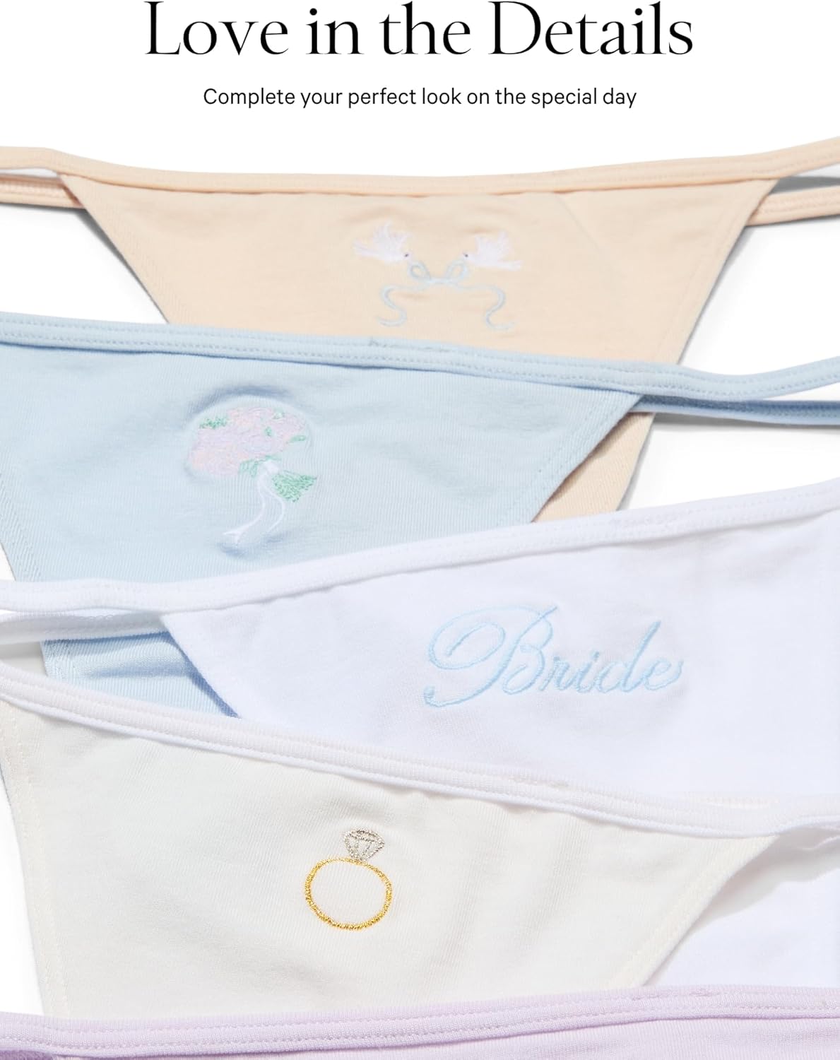 Victoria's Secret Women's Cotton Thong Underwear, Panties for Women, Multi Pack (XS-XXL)