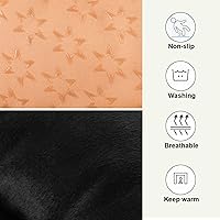 Vista 106 de Dog Bed Mat Soft Comfortable Anti-Slip Bottom Pet Mat Washable Cat Kennel Crate Pad for Small Medium Large Pets 18x24in Hot Pink Beige