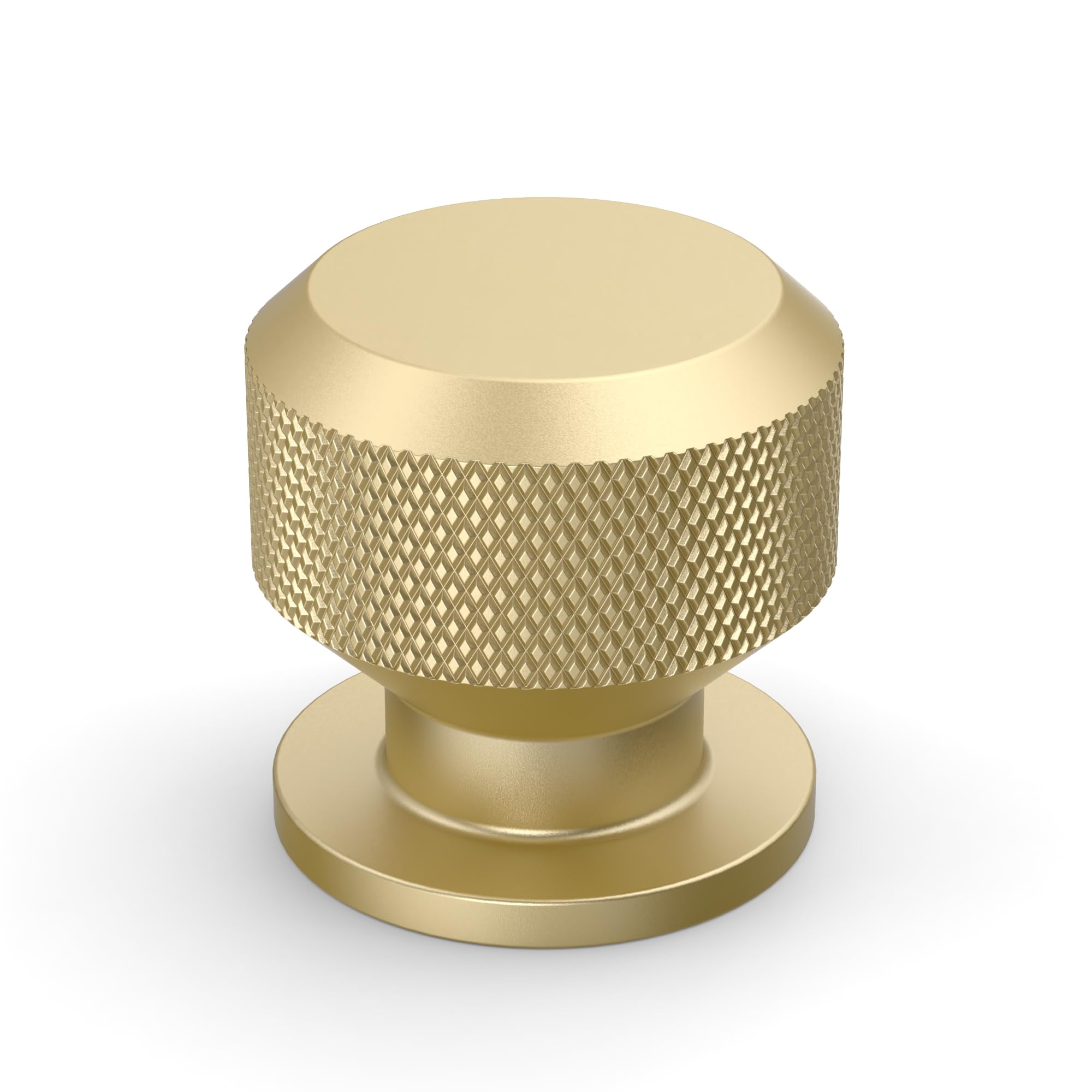Amerdeco 10 Pack Gold Knurled Cabinet Knobs Kitchen Cabinet Handles for Drawer Dresser, Cupboard and Wardrobe AM030