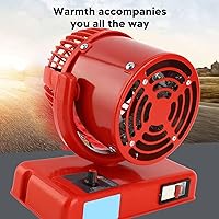 Vista 2 de Descongelador y desempañador portátil para parabrisas de coche - Ventilador de enfriamiento de 1200 W de doble modo con desempañado instantáneo