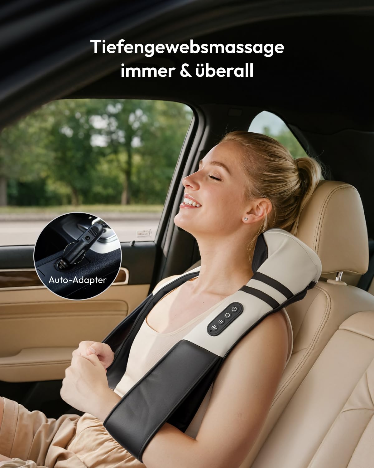 Nackenmassagegerät, Massagegerät Nacken, Rücken, Schulter, Beine