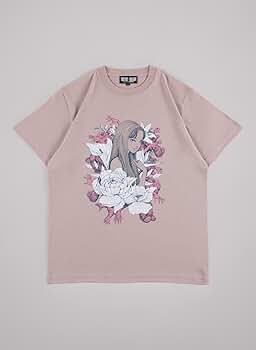 完売品 伊藤潤二 四つ辻の美少年 富江 Tシャツ Lサイズ 墓場の画廊 伊藤潤二/四つ辻の美少年＆富江 Tシャツ/ブラック｜墓場の画廊