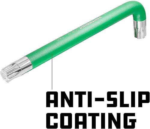 Miniatura 3 de Powerbuilt Llave hexagonal magnética de punto largo Tamper Star de 13 piezas, llave hexagonal Allen, T10- T80-941643