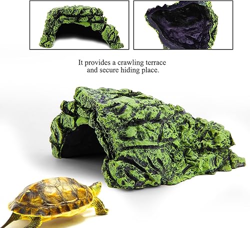 Miniatura 3 de Cueva oculta de peces, acuario, tortuga, reptil, refugio de hábitat, refugio para acuario, terrario, decoración (mediano)