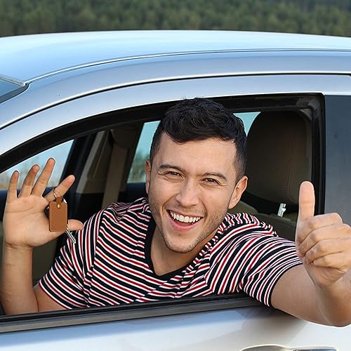 Miniatura 5 de SUPERDANT Llavero rectangular de corte de cuero, troquelado de madera, máquina de troquelado de adorno, llavero, molde de corte de tela, troqueles