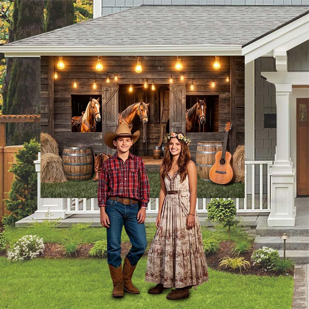 Amazon.com : Western Cowboy Backdrop, Wild West Rodeo Party Decor Backdrops  for Photoshoot, Western Cowboy Horse Western Theme Birthday Backdrop,  12X10FT : Electronics