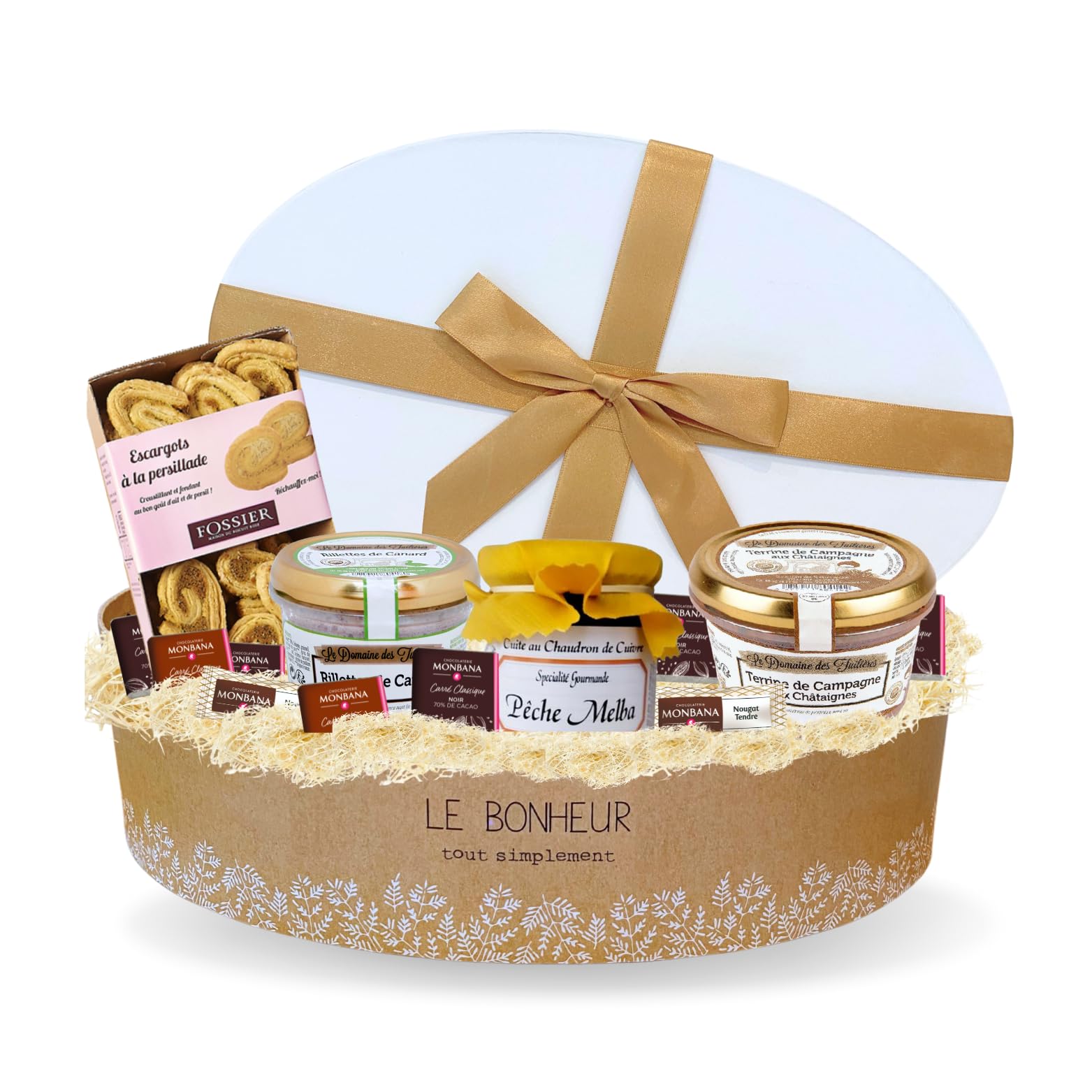 Coffret Sucré Salé - Terrines, Feuilletés, Confiture, Chocolats MONBANA