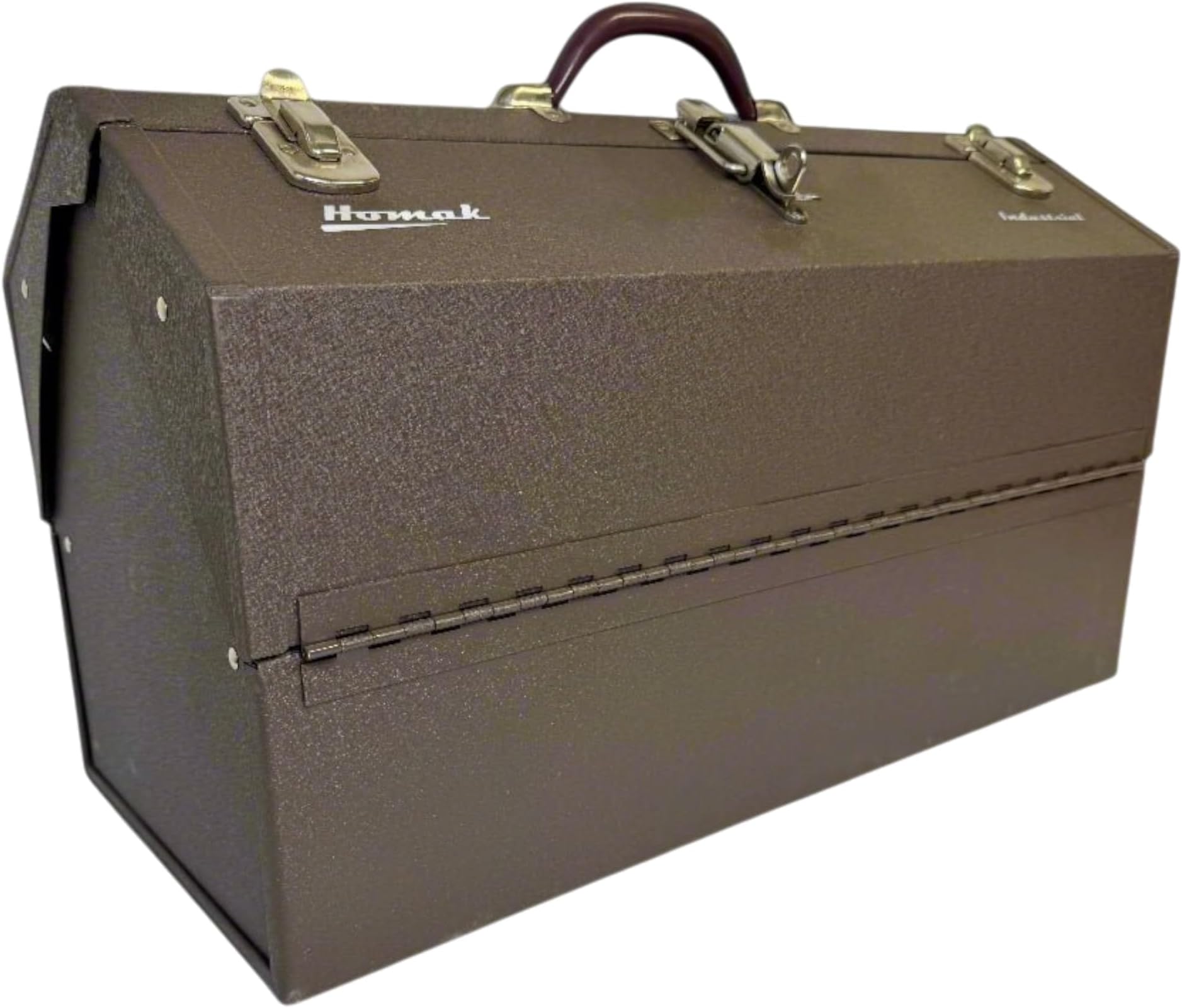 Homak Industrial 22-Inch Cantilever Steel Toolbox, Brown Winkle Powder Coat, BW00210220