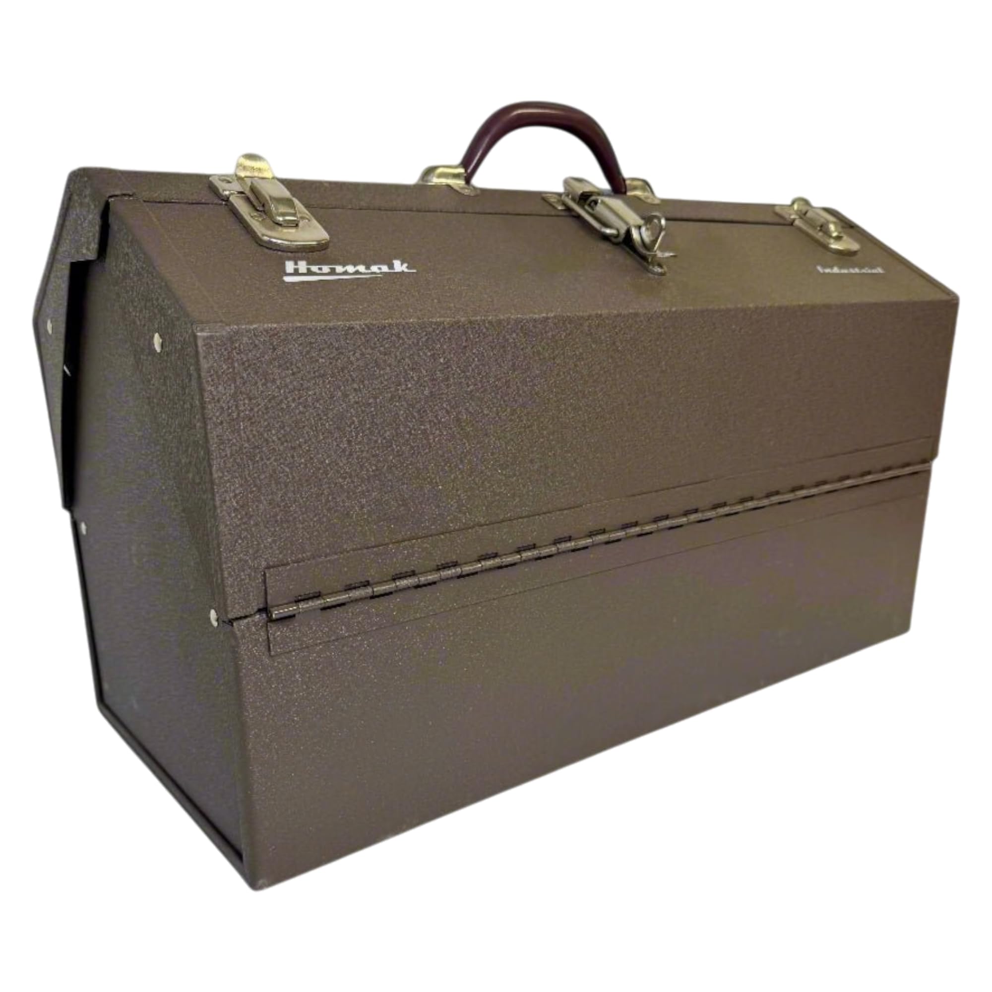 Homak Industrial 22-Inch Cantilever Steel Toolbox, Brown Winkle Powder Coat, BW00210220