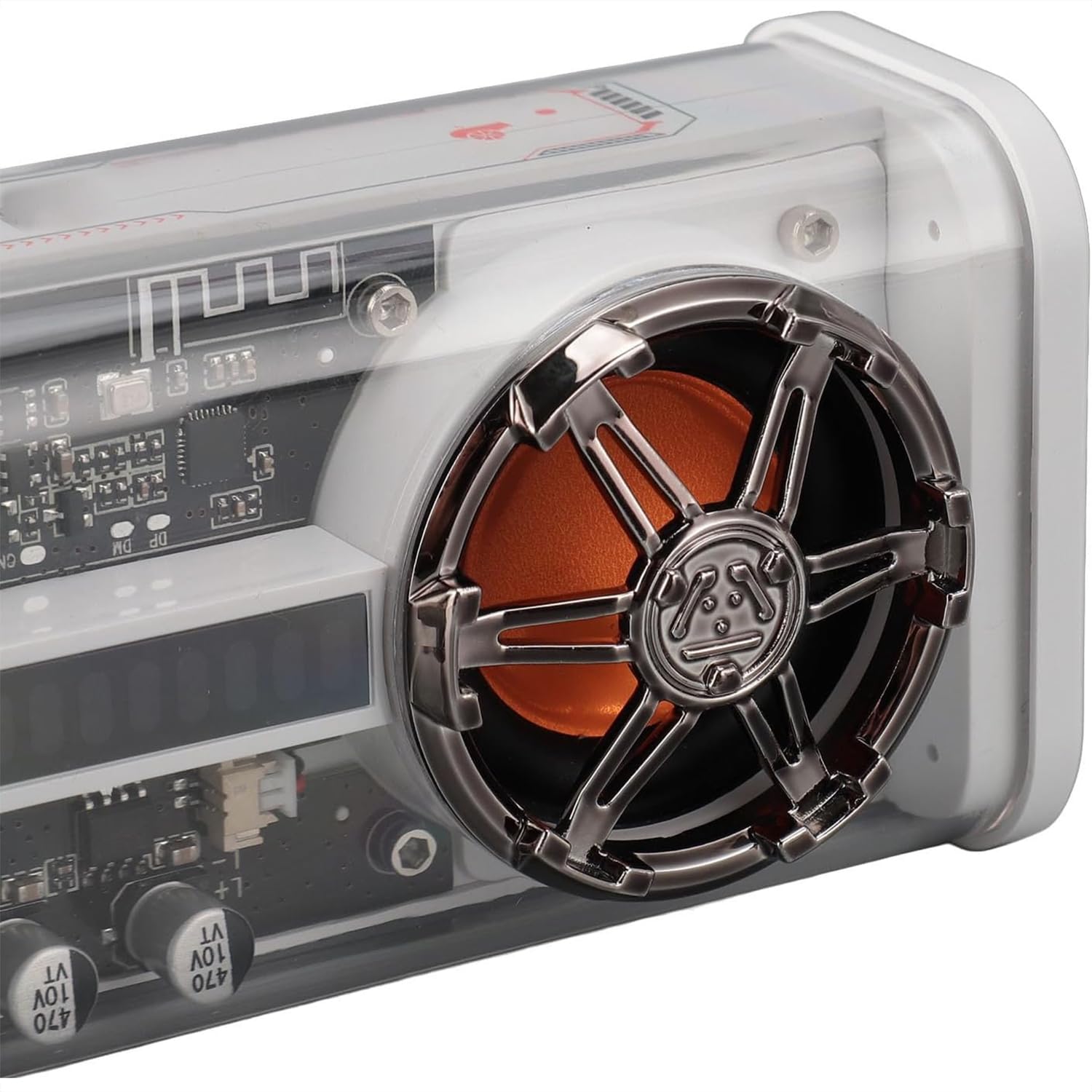 Przenośny Przezroczysty Subwoofer, Przezroczyste Głośniki Bluetooth, Wciągający Efekt Dźwiękowy I Obsługuje Połączenie Bluetooth, Zbuduj W Baterii 1000 MAh, Na Imprezę, Prezent Festiwalowy