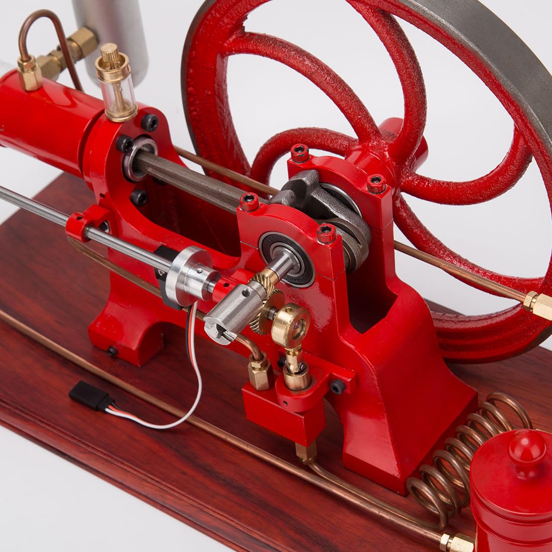 Retro Antiguo Cuatro Niveles Refrigerado por Agua Estacionario Horizontal Motor de Gasolina Modelo Regalo Para Los Amantes De Los Motores Antiguos Y Coleccionistas