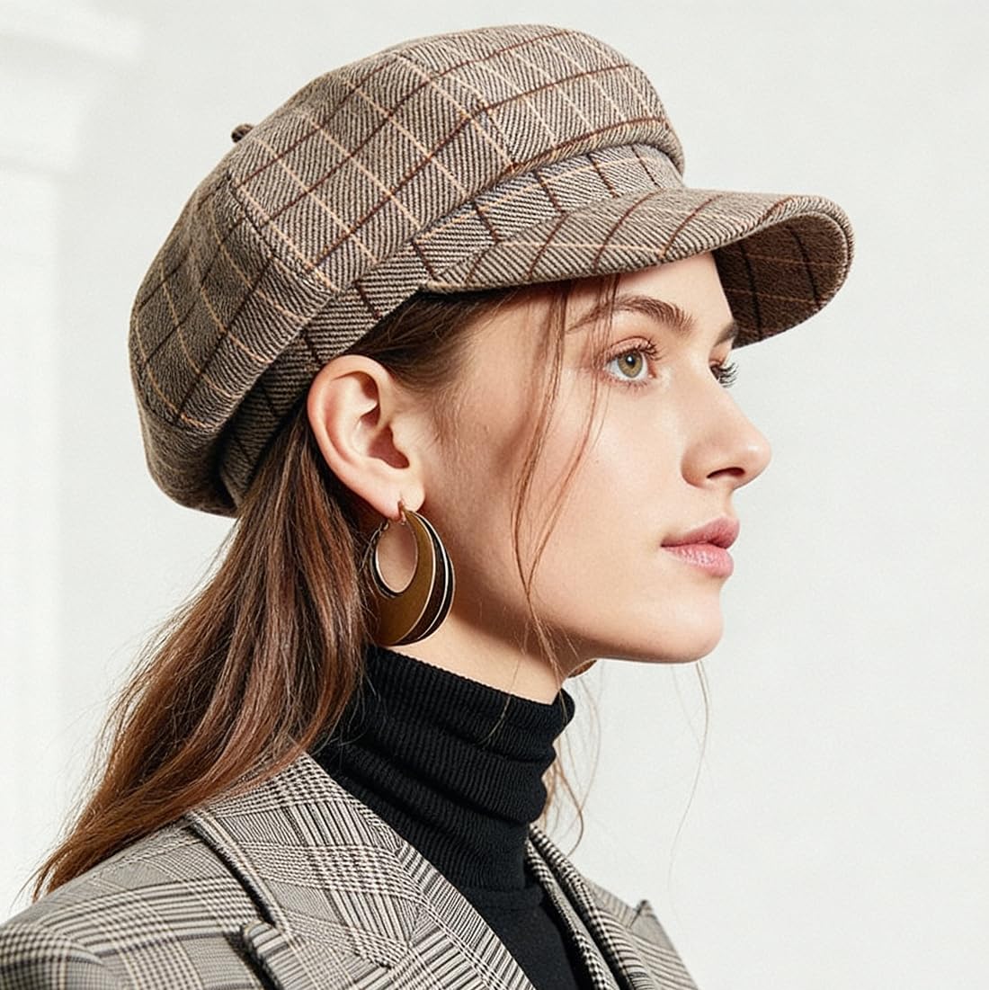 Newsboy Caps for Women Classic Beret Hats Autumn Winter Cap image 2