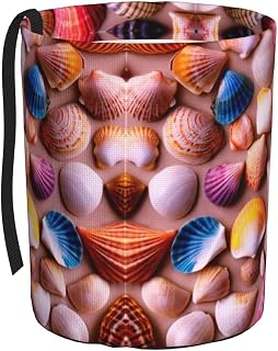 Beach Shells Convenient Foldable car Trash can, Easy to Install, Practical and Convenient car Accessories