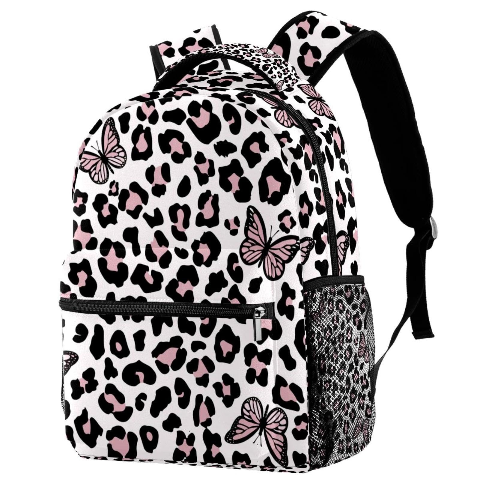 Sac à dos de voyage Campus papillons et léopard multicolore 40cm