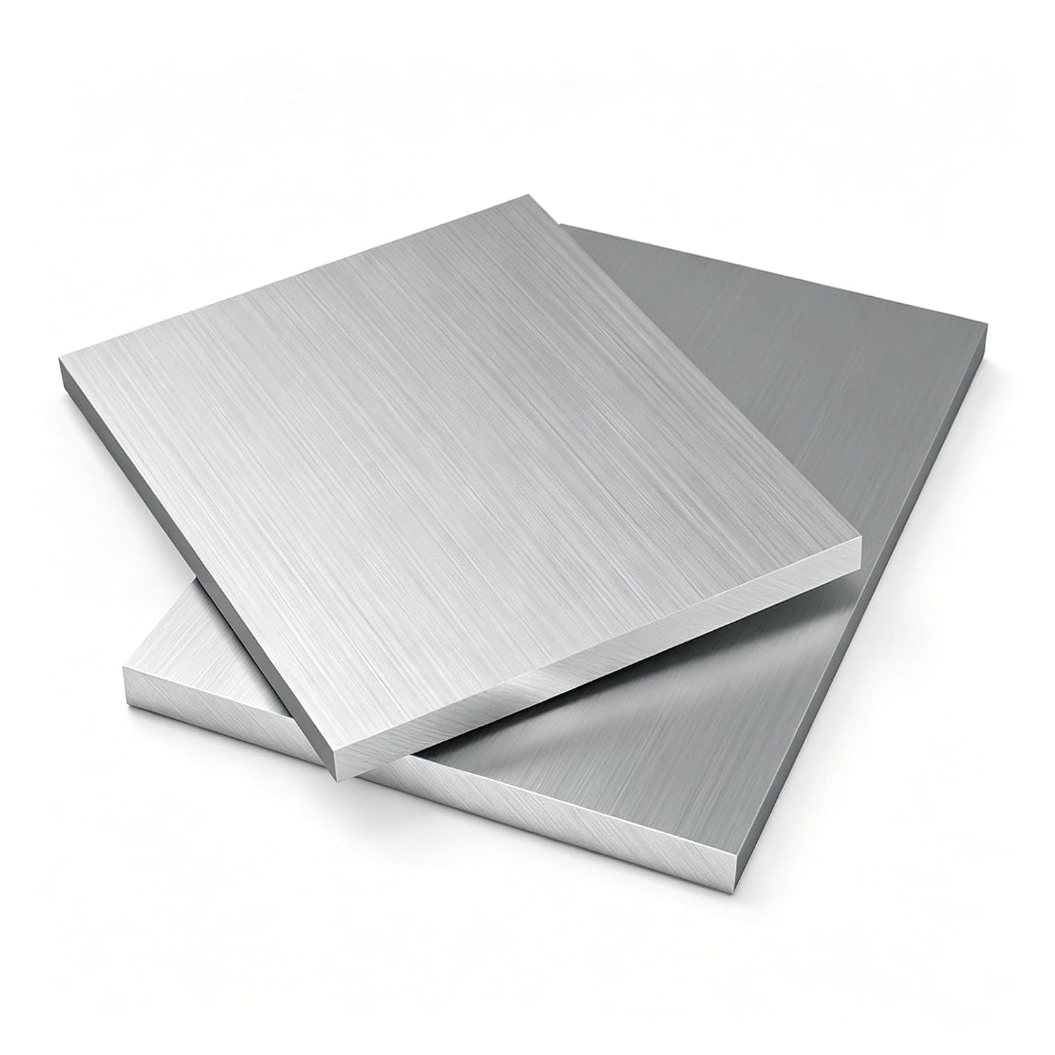 0.2 mm Alloys of Common Metals, Aluminum alloys, Aluminum Sheet, 2 x 2 x 0.01Inch Thickness Rectangle Metal Plate for Crafting, Industry