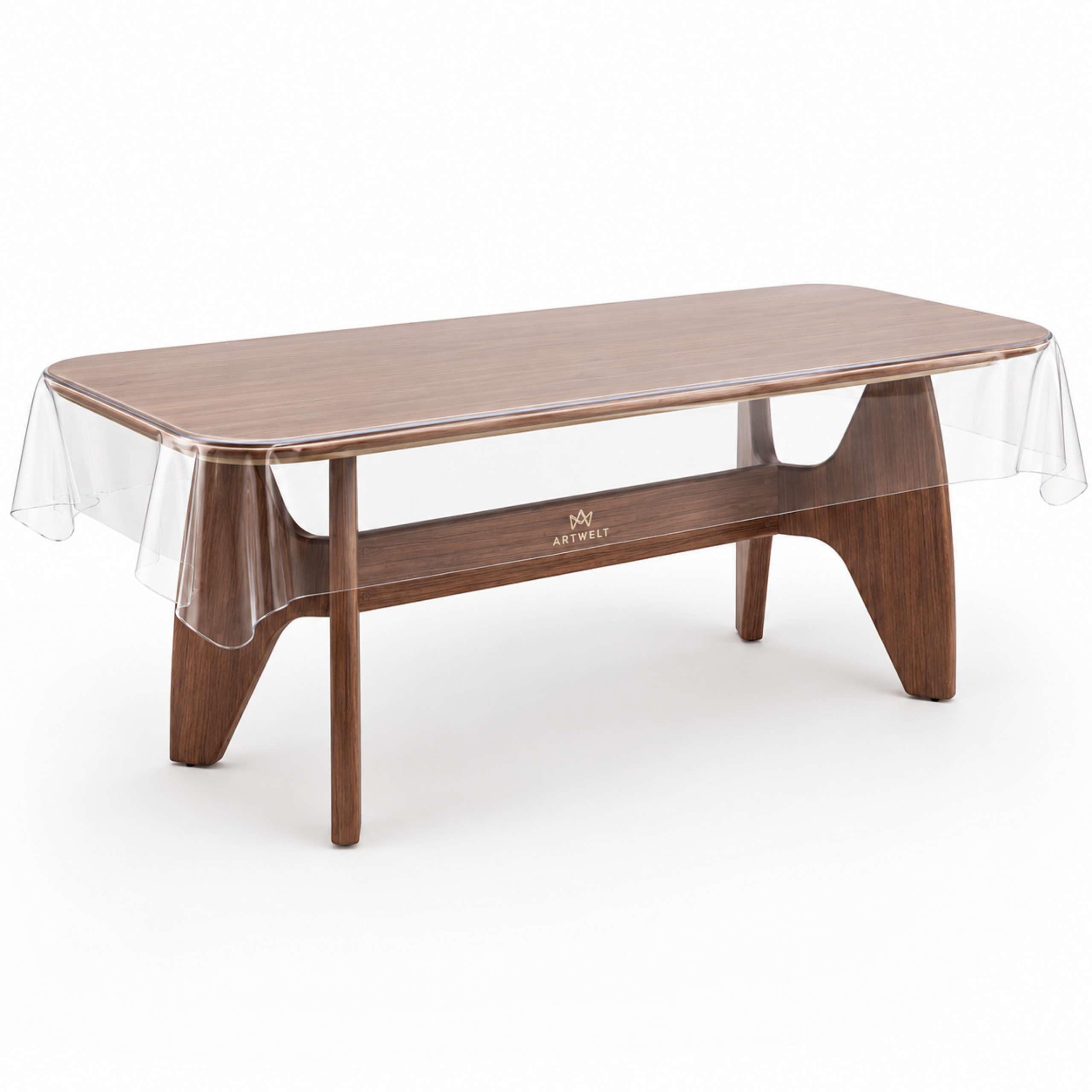 Artwelt Nappe Film de Table Transparent 0.22mm pour Les Fêtes d'anniversaire Les Baby Showers de Carnaval Imperméable Lavable Film (260cm X 140cm)