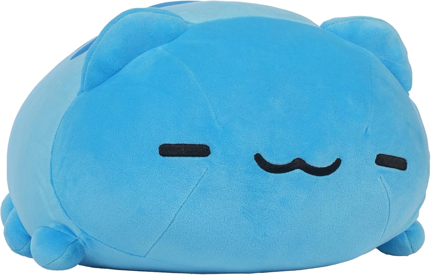 Lazy Plush Doll 15.8", Cute Blue Capoo in Lazy Pose, Super Soft Kawaii Stuffed Animal Plushie, Officially Licensed Toy, Gift for Kids, Girls, Boys, Birthday Christmas, Home Decor