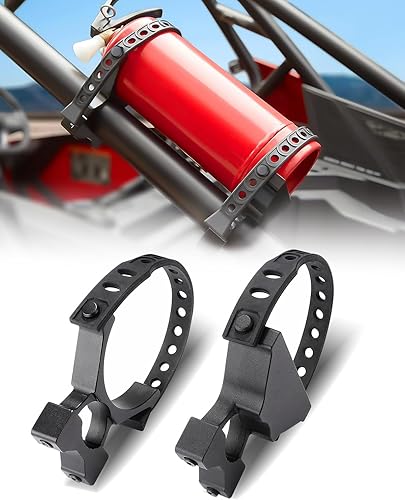 Goottan Soporte para extintor de incendios UTV, soporte para extintor de incendios UTV, barra antivuelco de liberación rápida, soporte para extintor