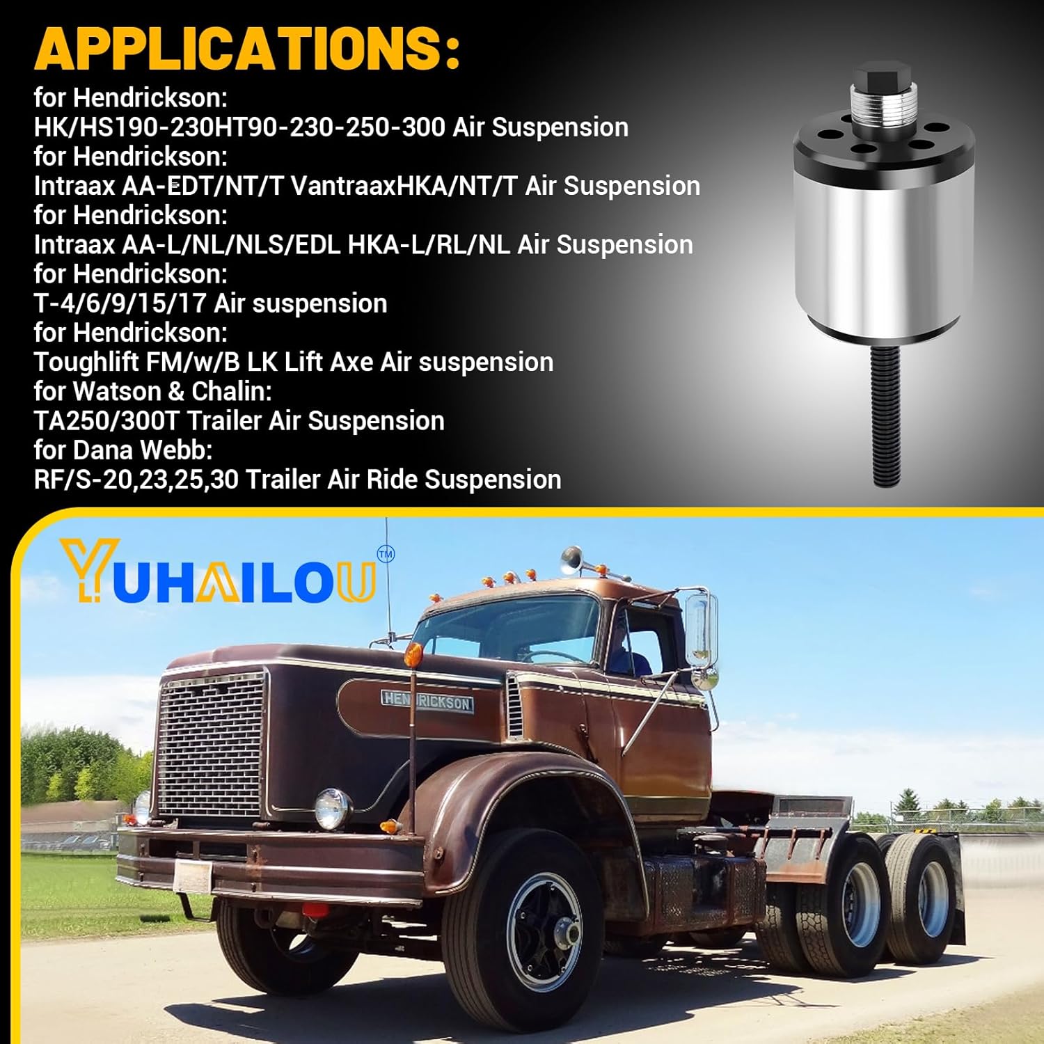 S-24736 Bushing Installation Tool Replacement for Hendrickson Vantraax Narrow Bushing Complete Kit