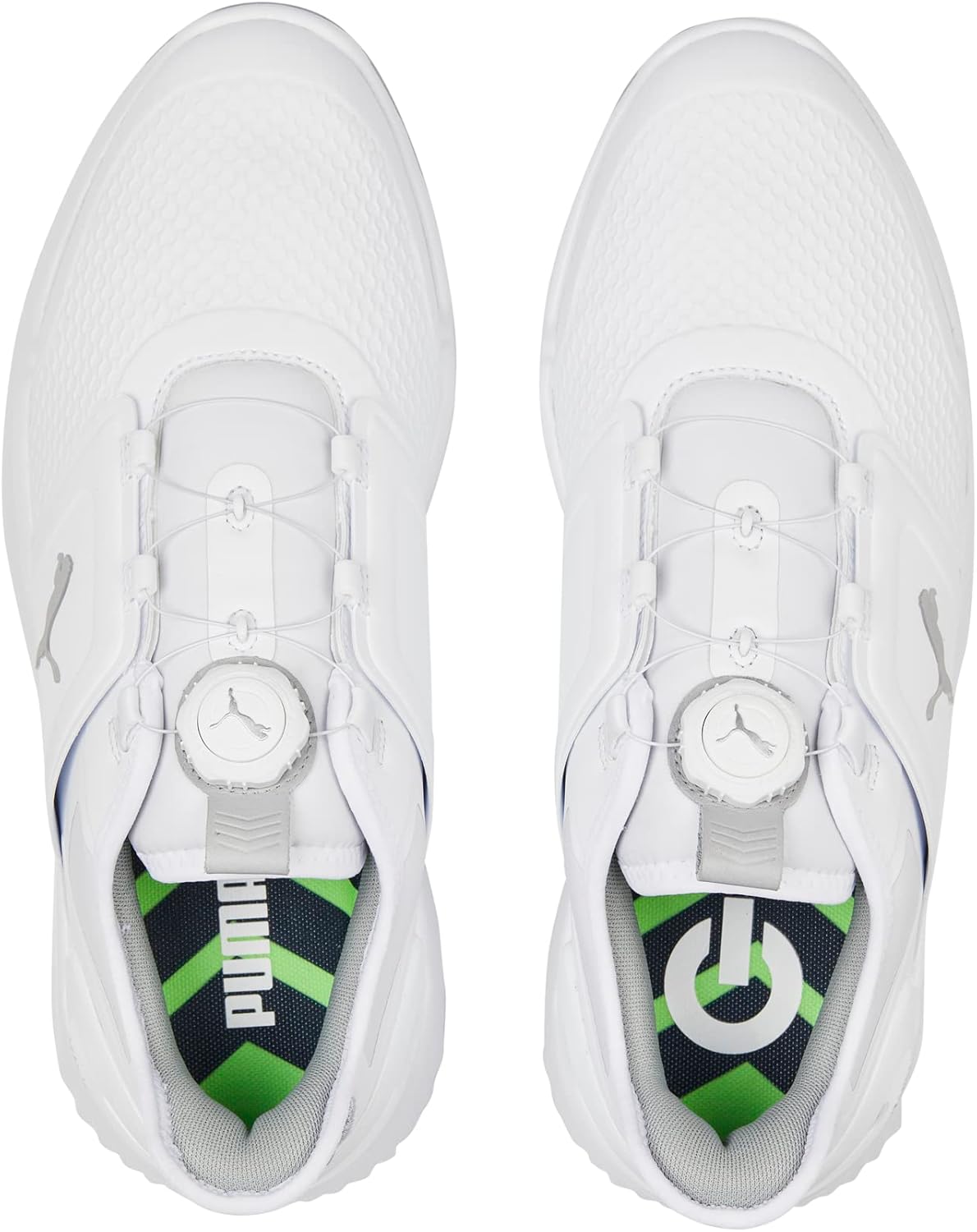 Puma Golf Men's Ignite Elevate DISC Golf Shoe, White- Silver, 8.5 - Image 4