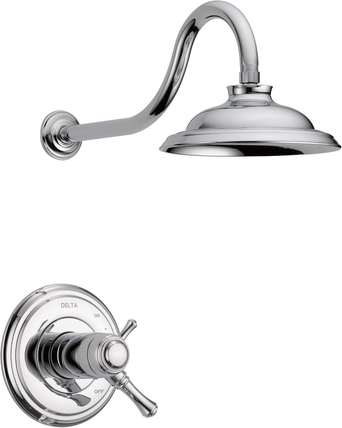 DELTA FAUCET T17T297-WE Cassidy TempAssure 17T Series Trim Shower Only, Chrome