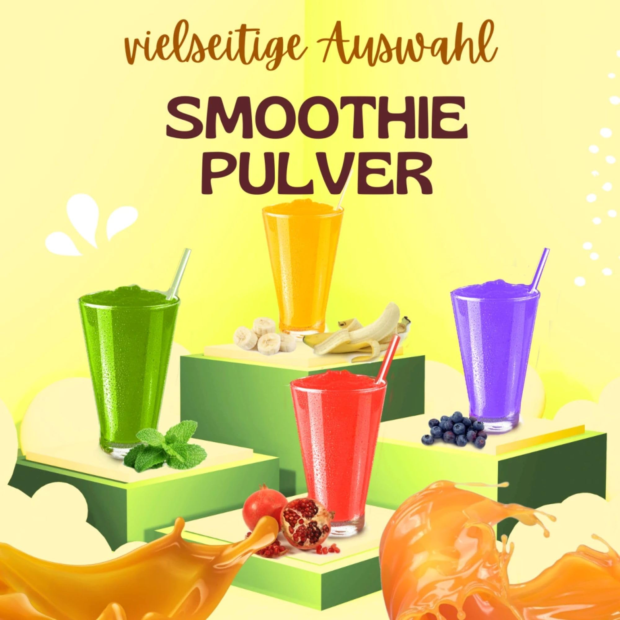 Gino Gelati Lakritz Smoothie Pulver 1kg - Getränkekonzentrat für Slush Eis, Granita, Frozen Drinks & Eiscocktails - Mischverhältnis 1:8 (10 Kg)