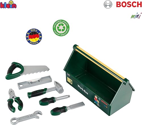 Miniatura 7 de Theo Klein 8573 - Caja de trabajo Bosch, caja de herramientas