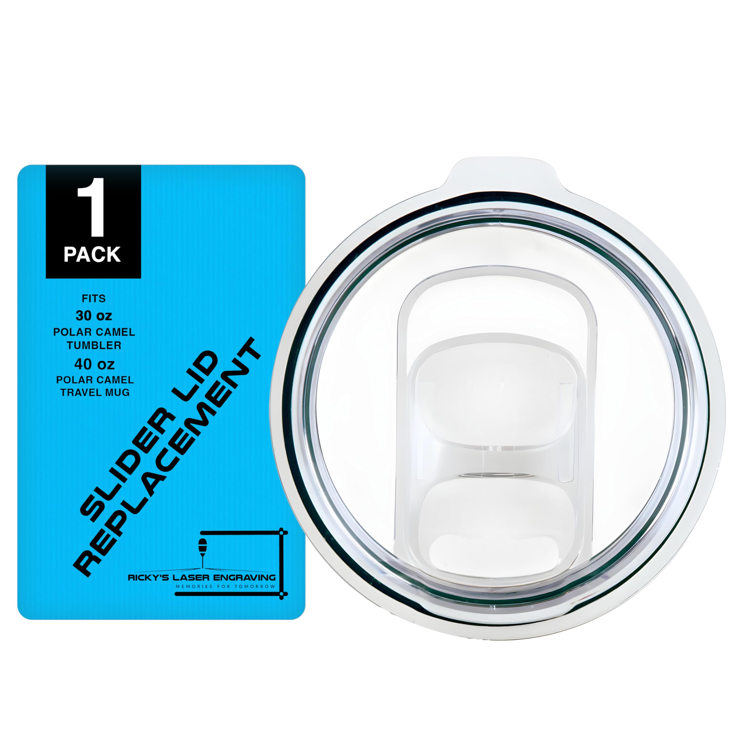 Polar Camel 30 oz Tumbler and 40 oz Travel Mug - Slider Lid Replacement (1-Pack) Perfect Fit