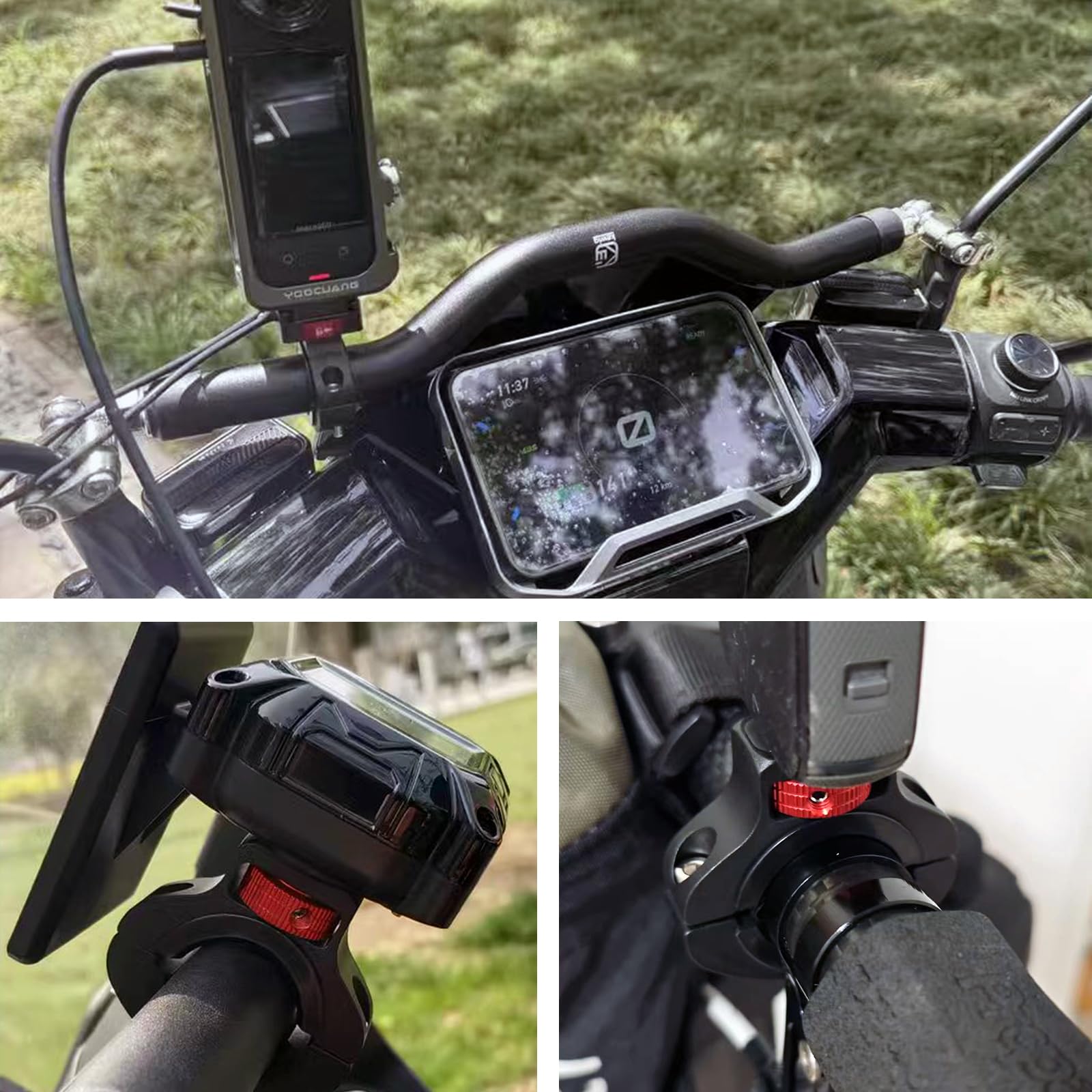 Fahrradlenker-Halterung Für Action-Kamera – Aluminium, 360° Drehbar, 1/4