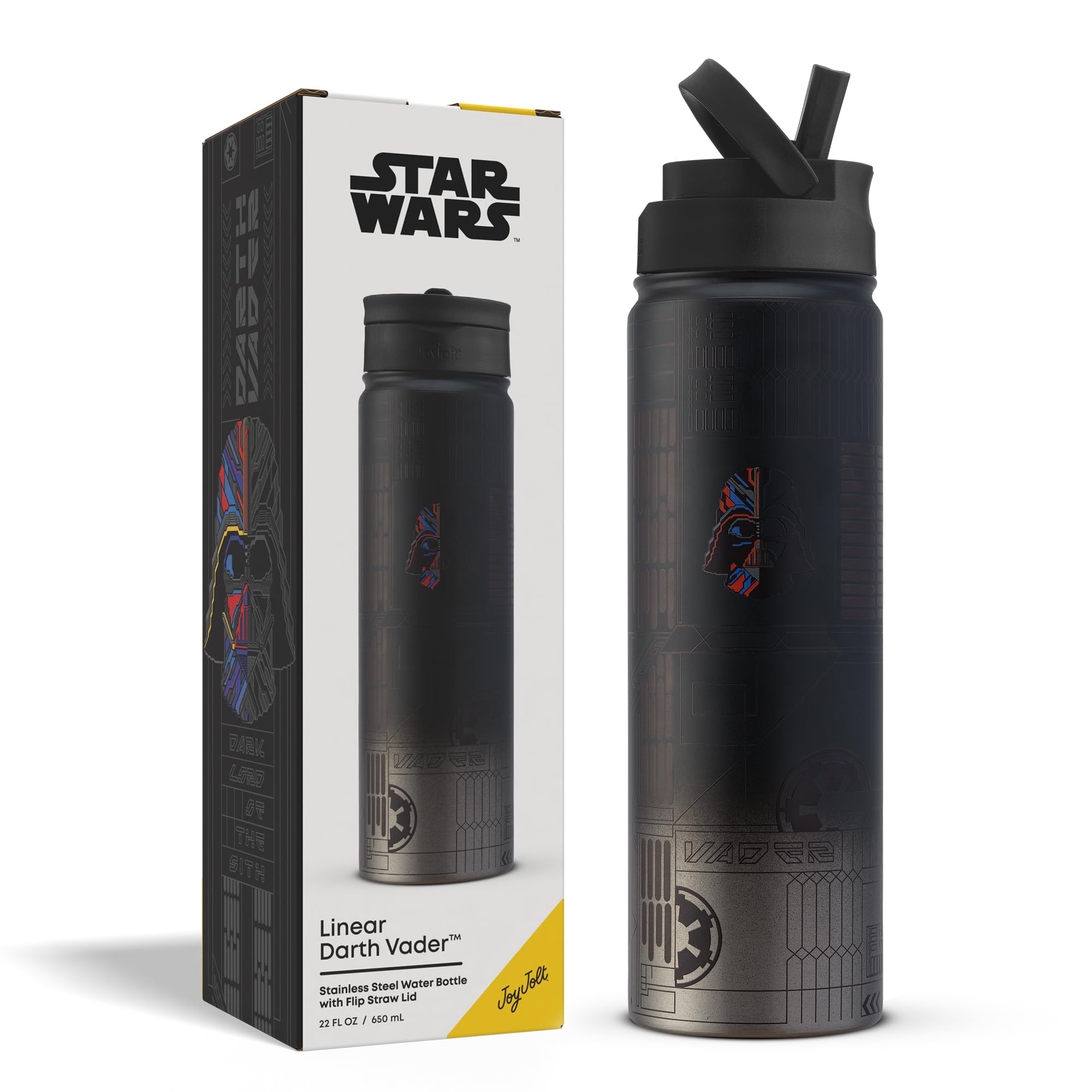 Amazon.com: JoyJolt Star Wars Linear Darth Vader Stainless Steel