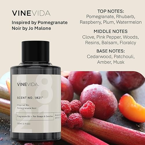 Miniatura 92 de VINEVIDA Aceite aromático n.º 4800 inspirado en un millón de hombres para fabricación de velas y jabón, fabricado en Estados Unidos