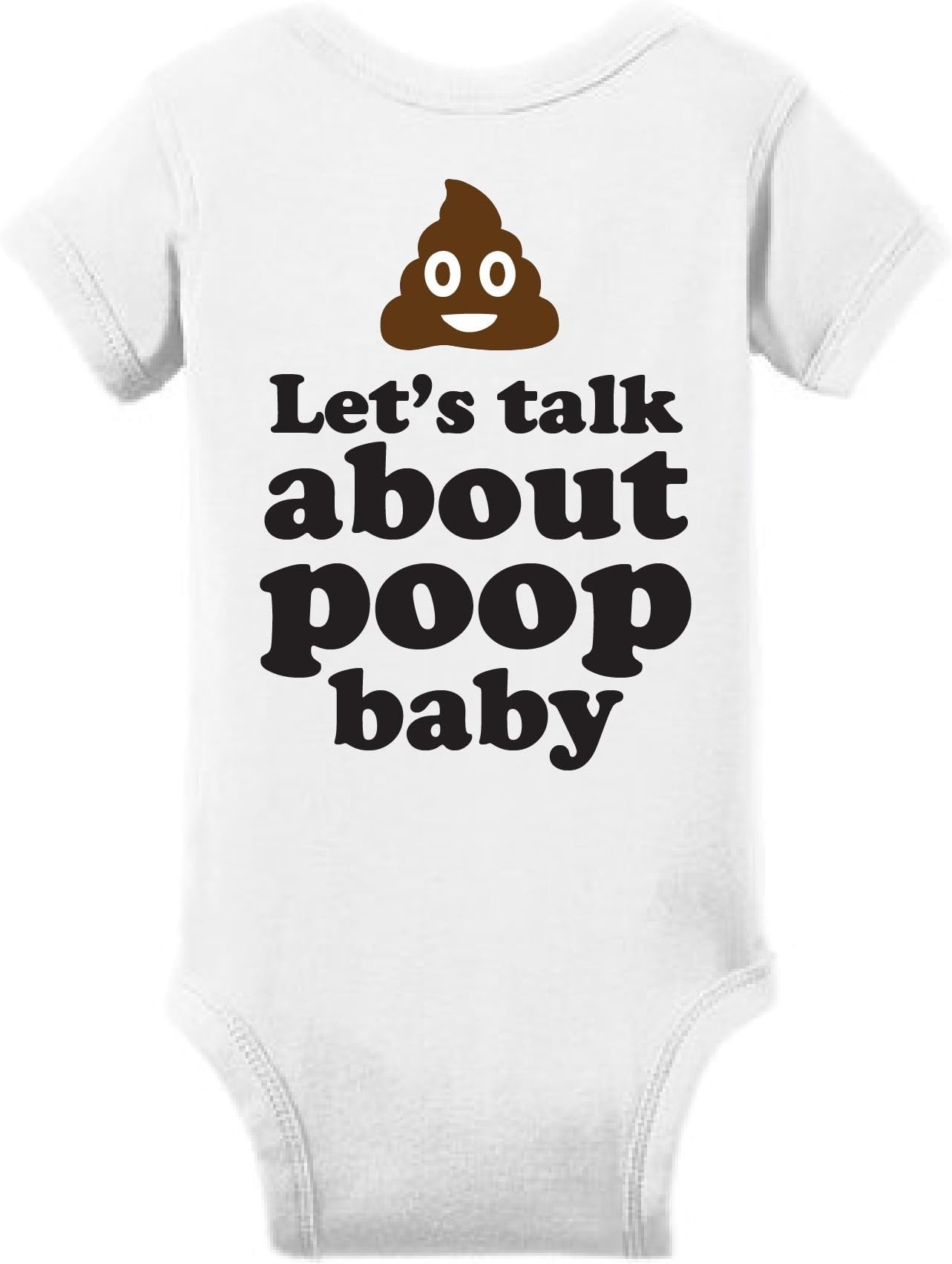Funny Infant Bodysuit, New Born Baby Gifts (12 Months) Poops I Did It Again