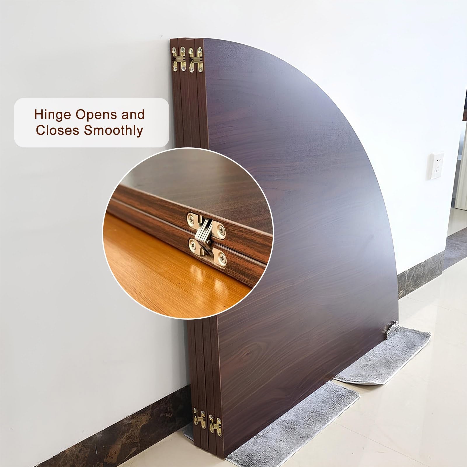 YYmmDQ Large Folding Round Table Top Only 0.68