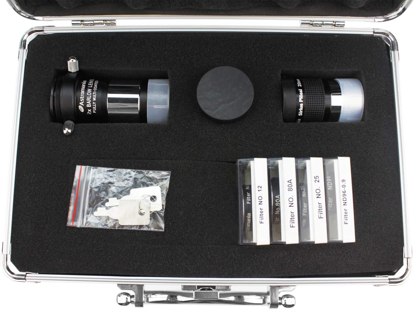 Astromania Flexible Dew Shield from 100-123mm Diameter - Bundle with - 1.25-Inch Telescope Accessory Kit