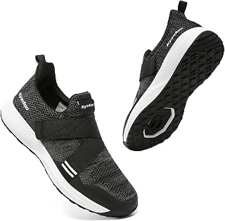 Kyedoo Men's Indoor Cycling Shoes with SPD Cleats Included - Breathable Walkable Bike Shoes for Gym & Road Cycling