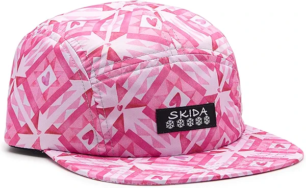 Skida 5 Panel Cap Outdoor UPF Sun Protection Wide Brim Camp Hat Running, Hiking, Golf, Pickleball, Beach Outings