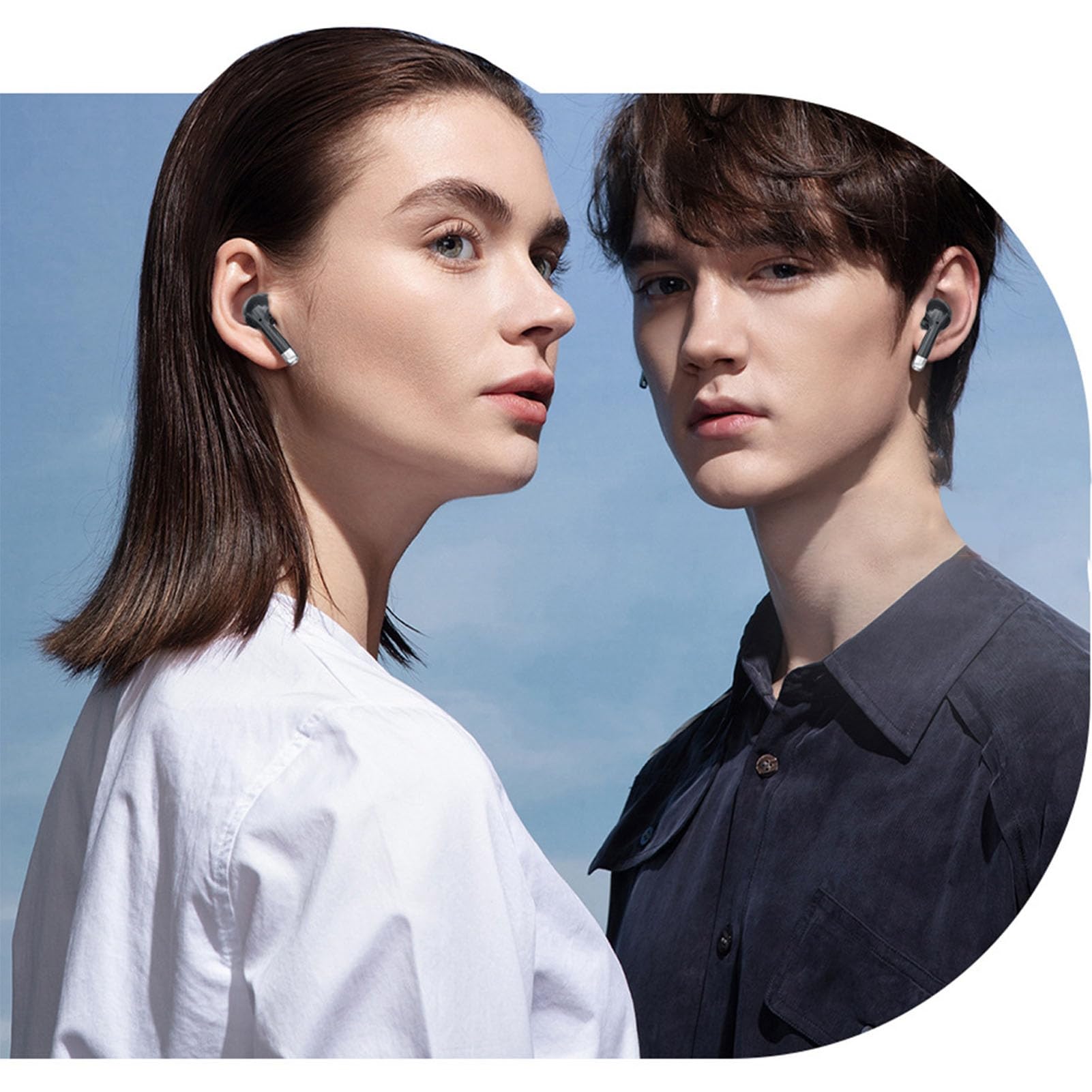 Generic Earmphone Smart Watch, NFC Smart Fitness w 1 2,01 -calowy TFT Wireless z Wibracyjnymi Przypomnieniem, Aby wykonać ćwiczenie (Czarny ze stalowym paskiem)