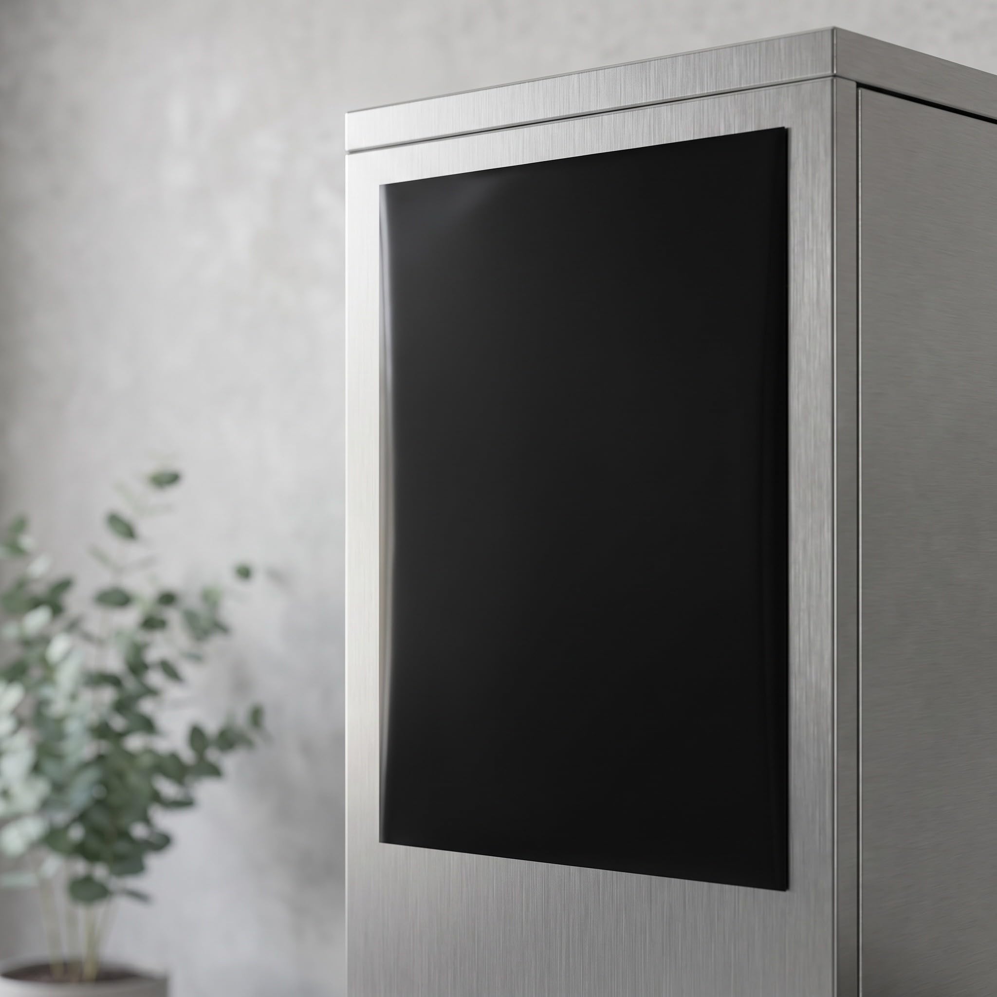 Veemoon 10 Stück Magnetische Abwischbare Tafel für Memos, Schwarz | Küchen und Gemeinschaftsräume, mit Magnetlage, Pp Oberfläche, Verstärkter Kante und Schwarzem Rahmen